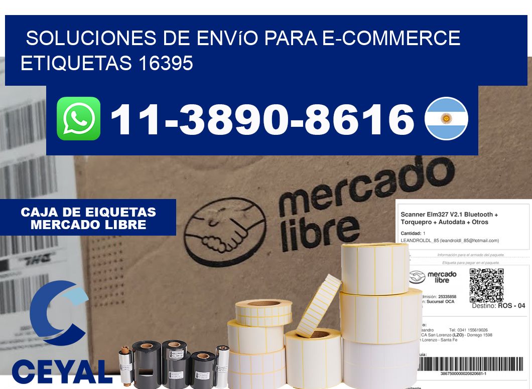Soluciones de envío para e-commerce  etiquetas 16395