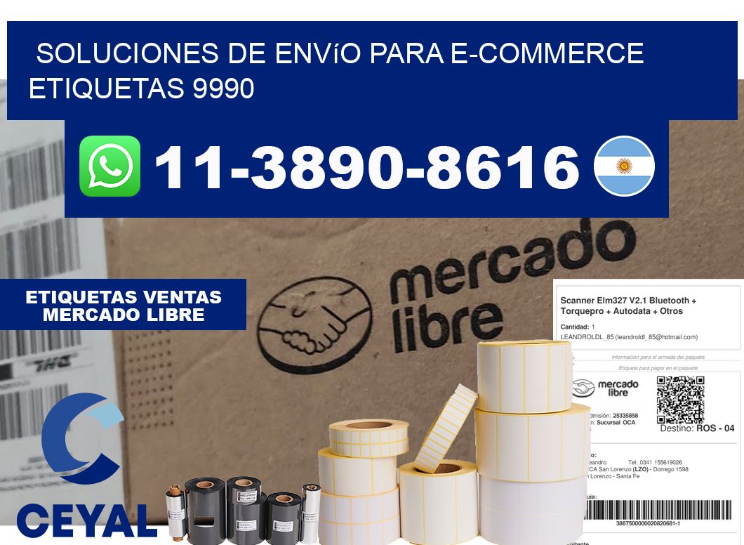 Soluciones de envío para e-commerce etiquetas 9990