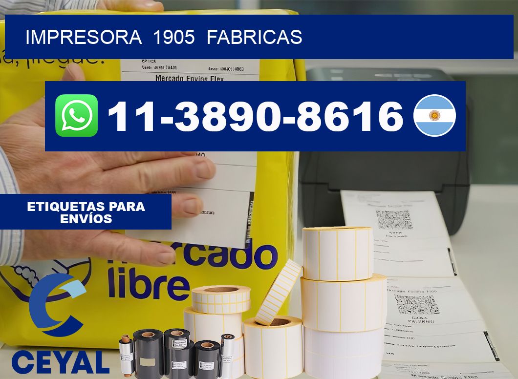 impresora  1905  fabricas