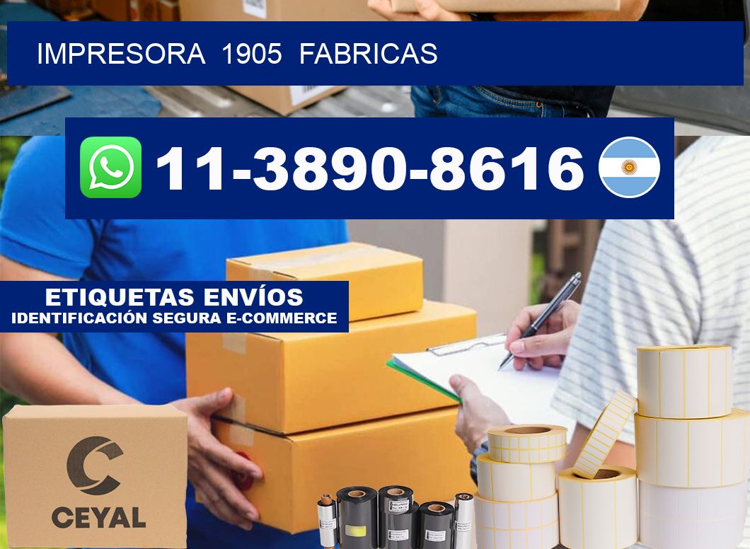 impresora  1905  fabricas