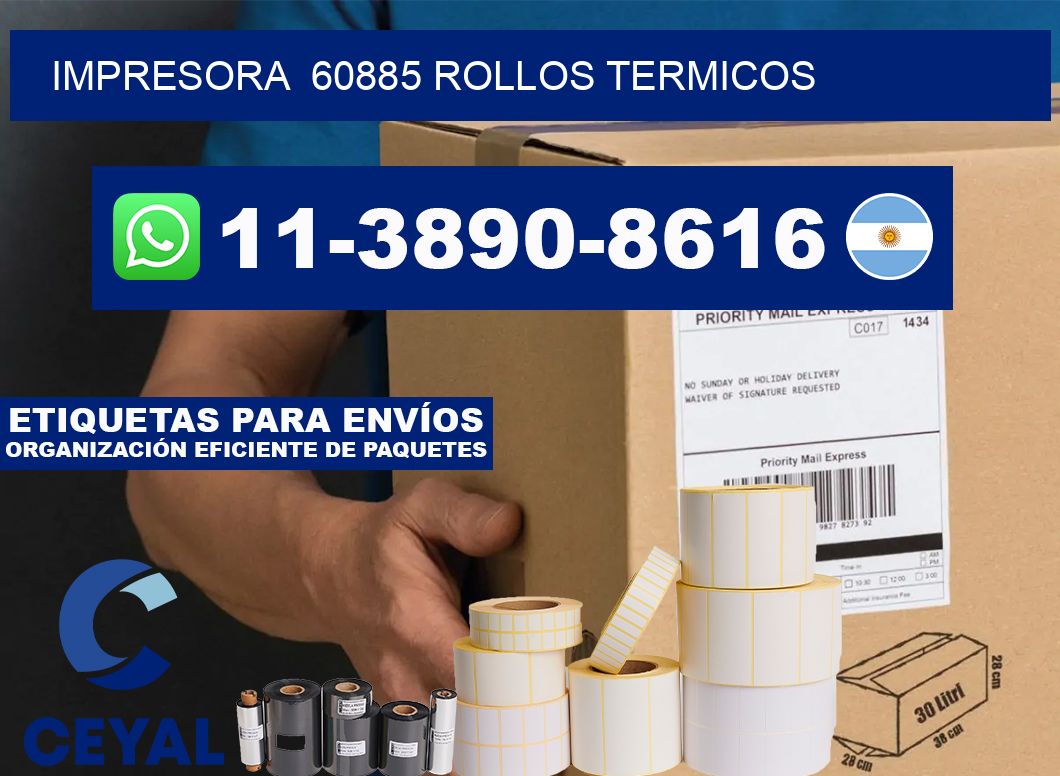 impresora  60885 rollos termicos