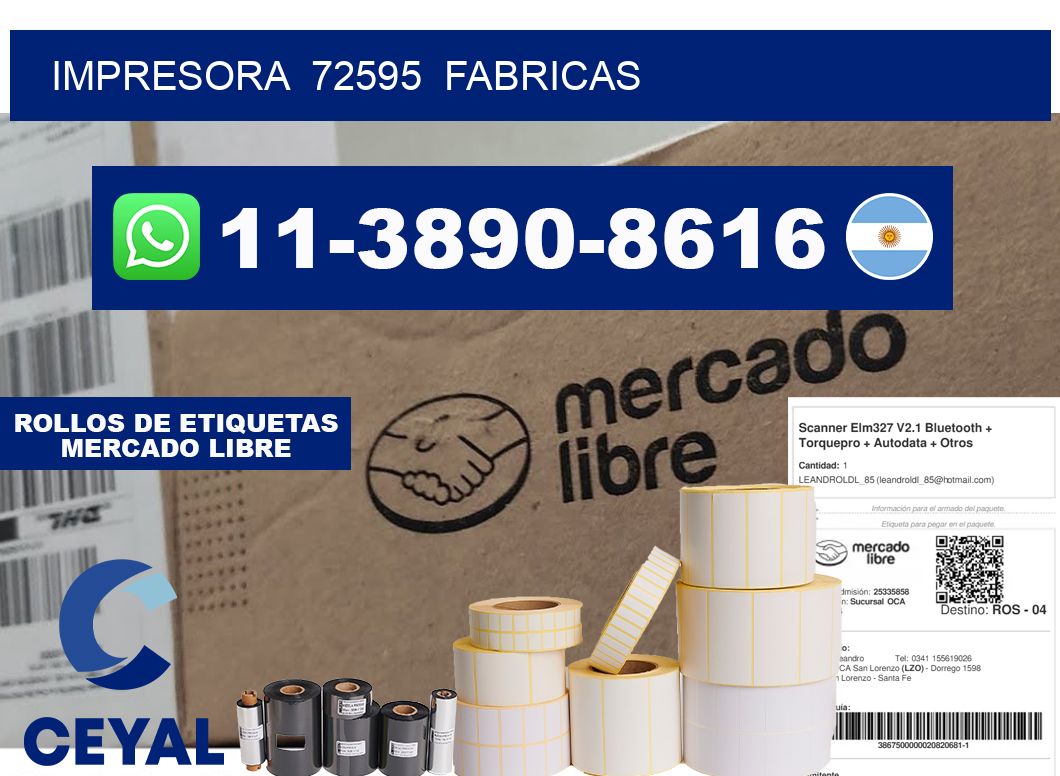 impresora  72595  fabricas