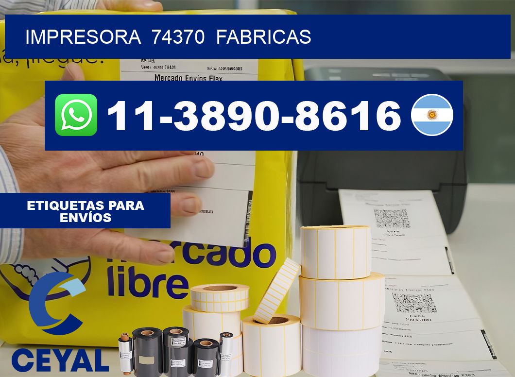 impresora  74370  fabricas