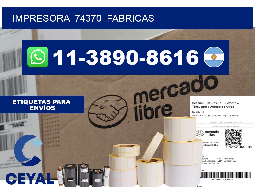 impresora  74370  fabricas