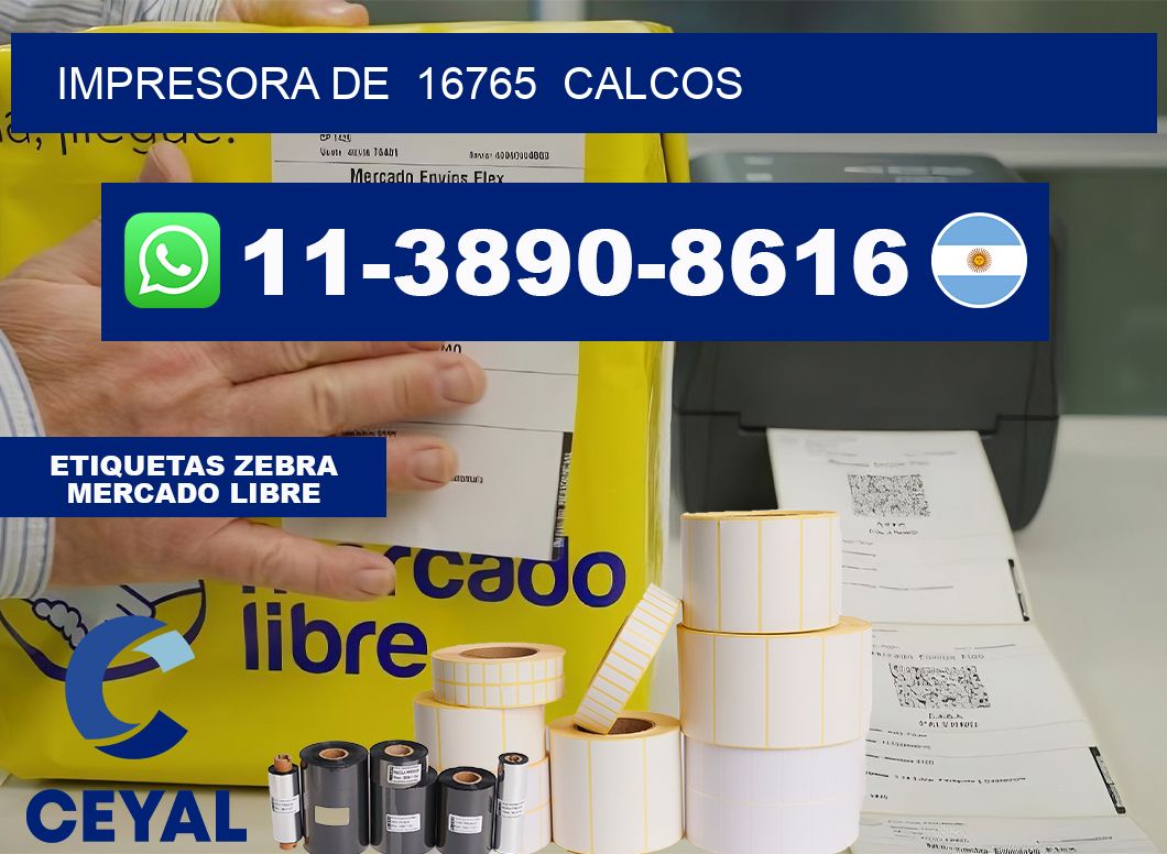 impresora de  16765  calcos