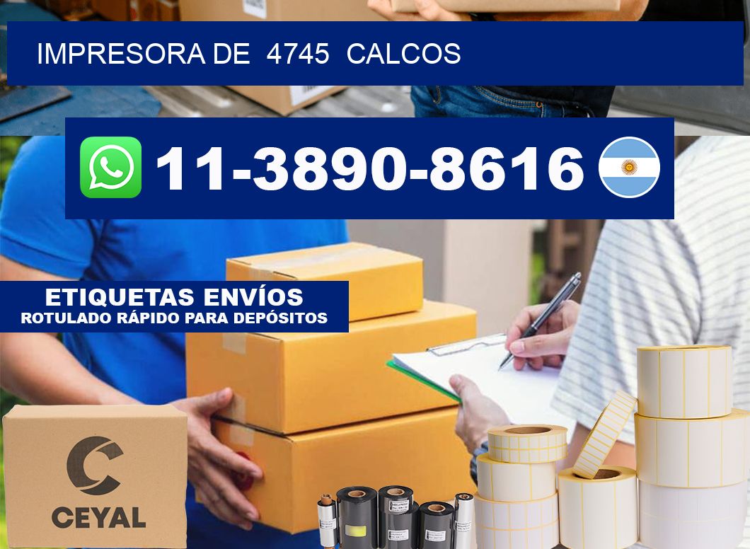 impresora de  4745  calcos