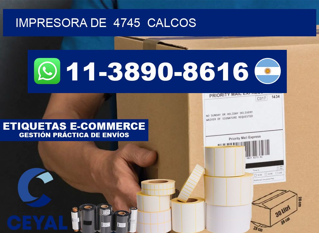 impresora de  4745  calcos