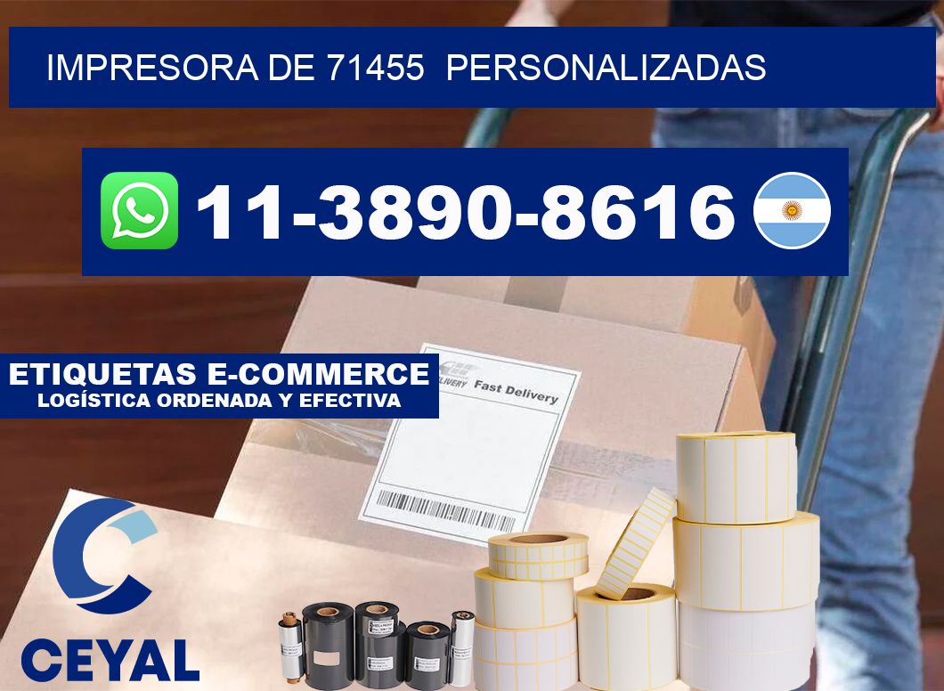 impresora de 71455  personalizadas