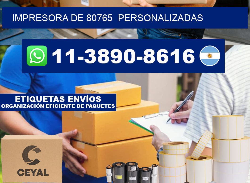 impresora de 80765  personalizadas