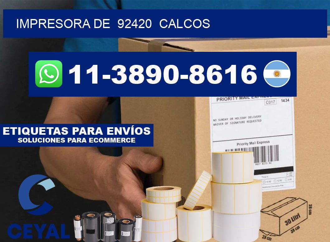 impresora de  92420  calcos