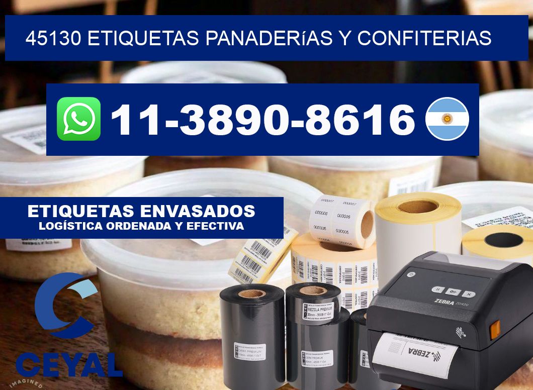 45130 etiquetas panaderías y confiterias