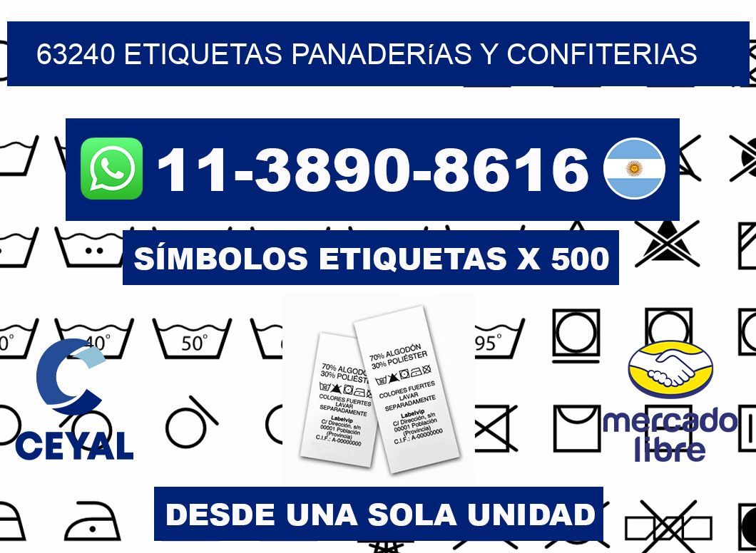 63240 etiquetas panaderías y confiterias