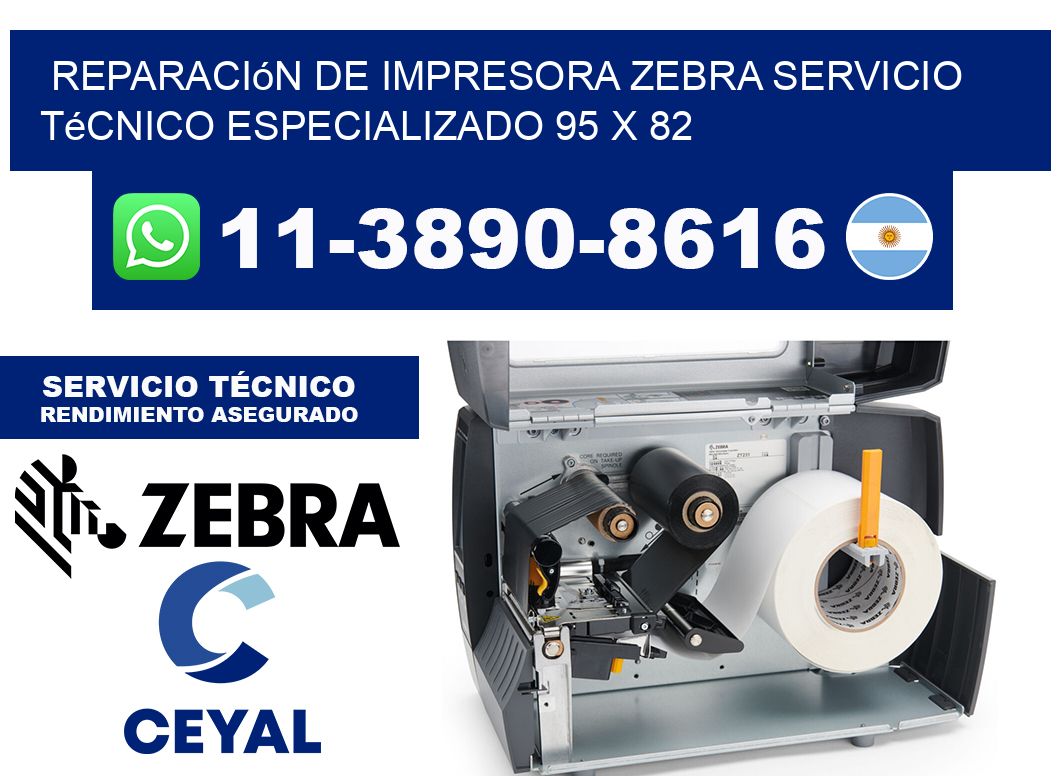 Reparación de Impresora Zebra Servicio Técnico Especializado 95 x 82