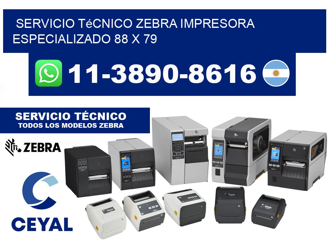 Servicio Técnico Zebra Impresora Especializado 88 x 79