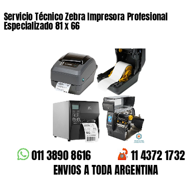 Servicio Técnico Zebra Impresora Profesional Especializado 81 x 66