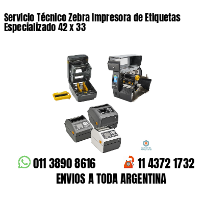 Servicio Técnico Zebra Impresora de Etiquetas Especializado 42 x 33