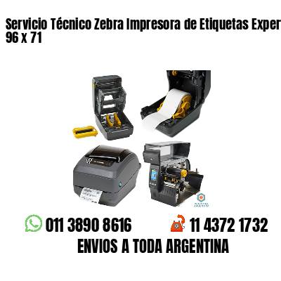 Servicio Técnico Zebra Impresora de Etiquetas Experto 96 x 71