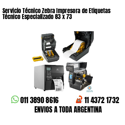 Servicio Técnico Zebra Impresora de Etiquetas Técnico Especializado 83 x 73