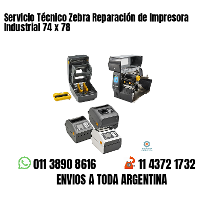 Servicio Técnico Zebra Reparación de Impresora Industrial 74 x 78