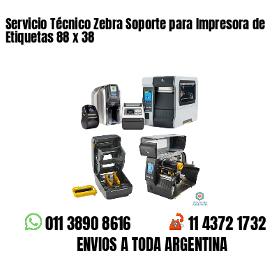 Servicio Técnico Zebra Soporte para Impresora de Etiquetas 88 x 38