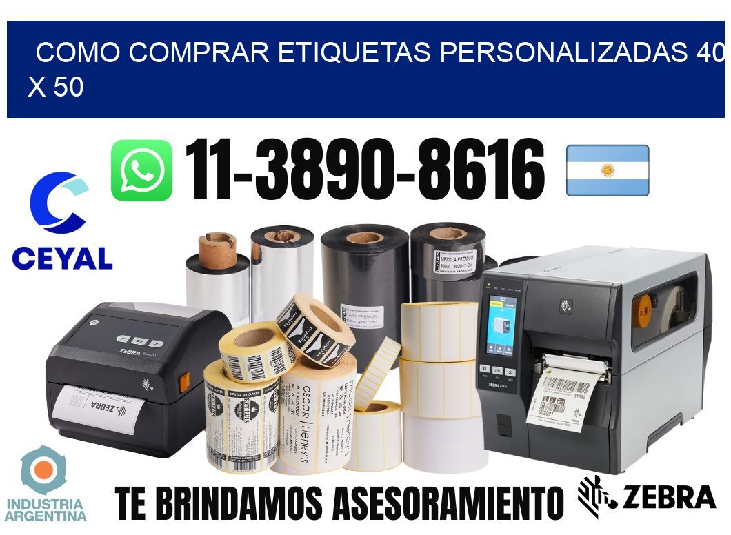 como comprar etiquetas personalizadas 40 x 50