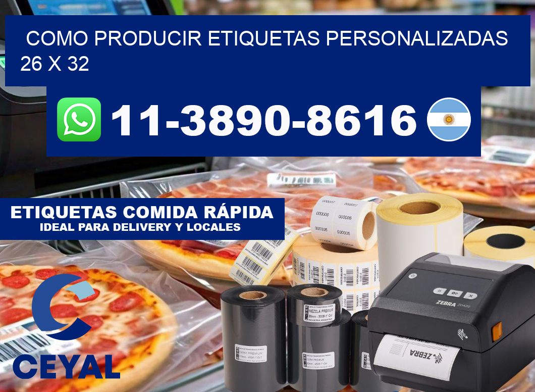 como producir etiquetas personalizadas 26 x 32