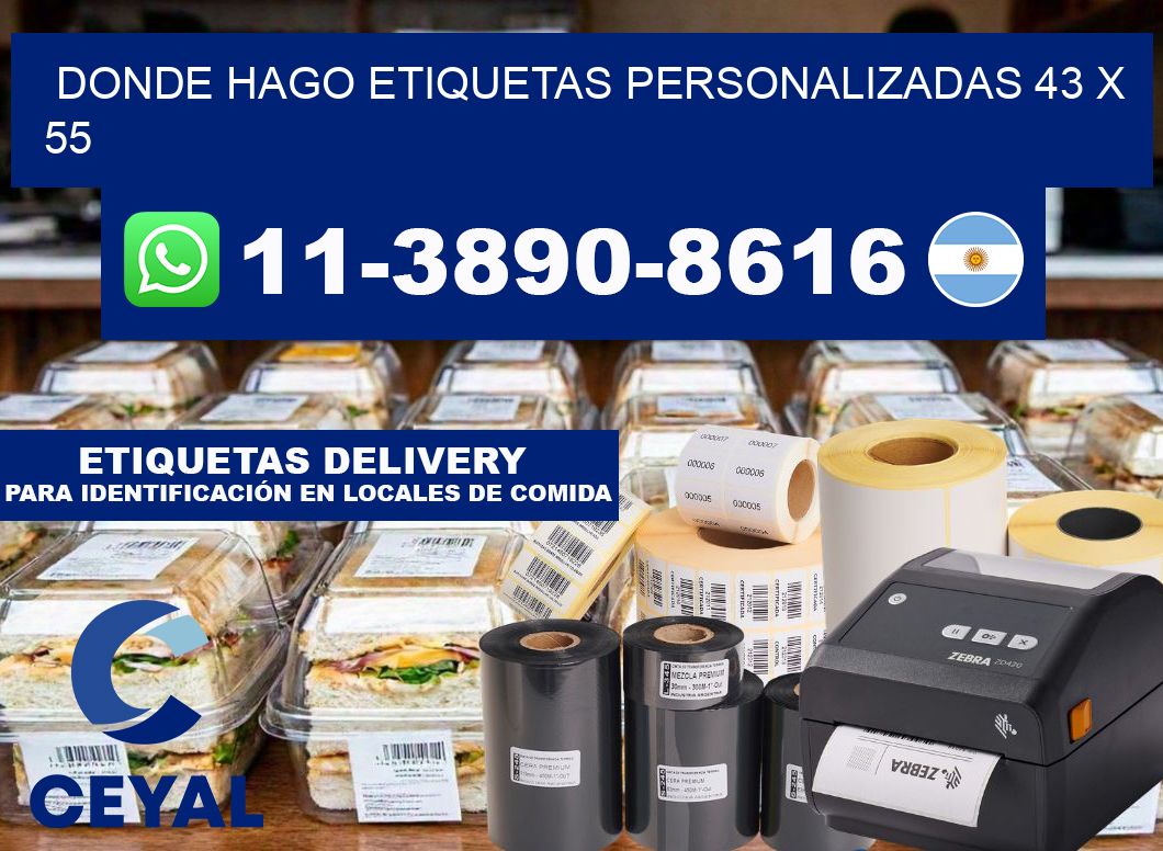 donde hago etiquetas personalizadas 43 x 55