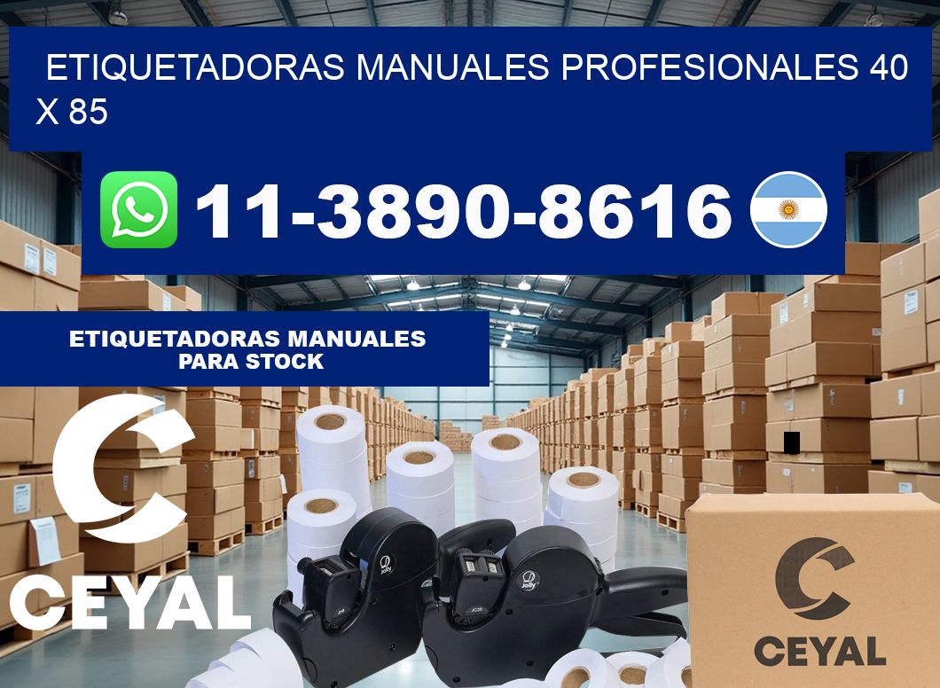 etiquetadoras manuales profesionales 40 x 85