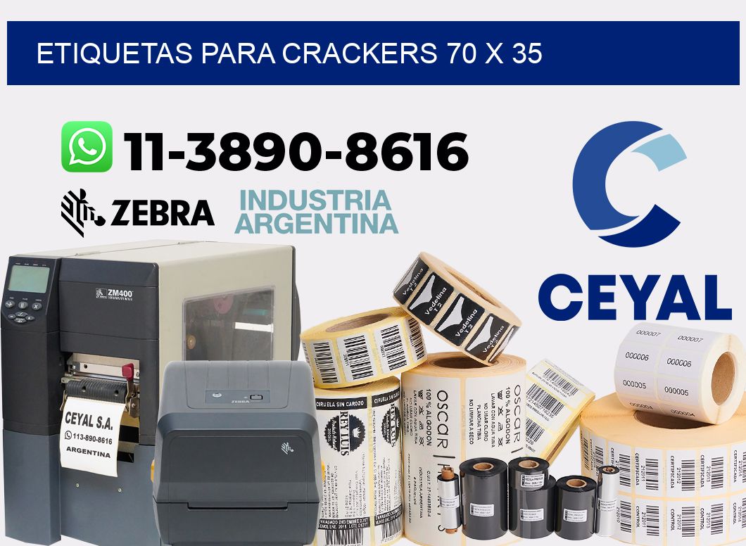 etiquetas para Crackers 70 x 35