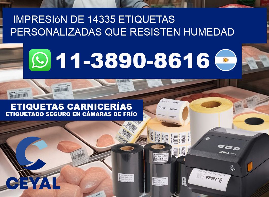 impresión de 14335 etiquetas personalizadas que resisten humedad