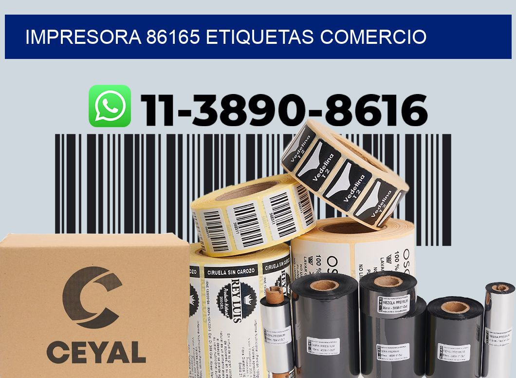 impresora 86165 etiquetas comercio