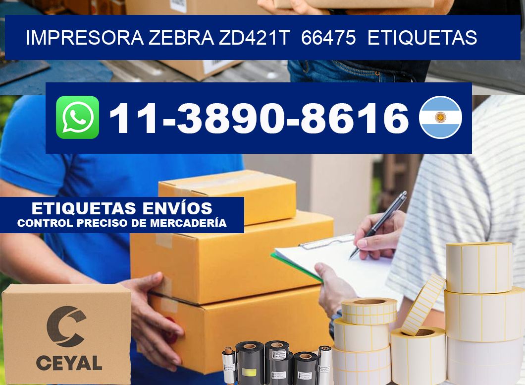 impresora zebra zd421t  66475  etiquetas