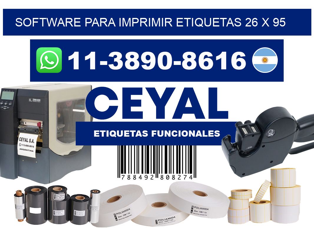 software para imprimir etiquetas 26 x 95