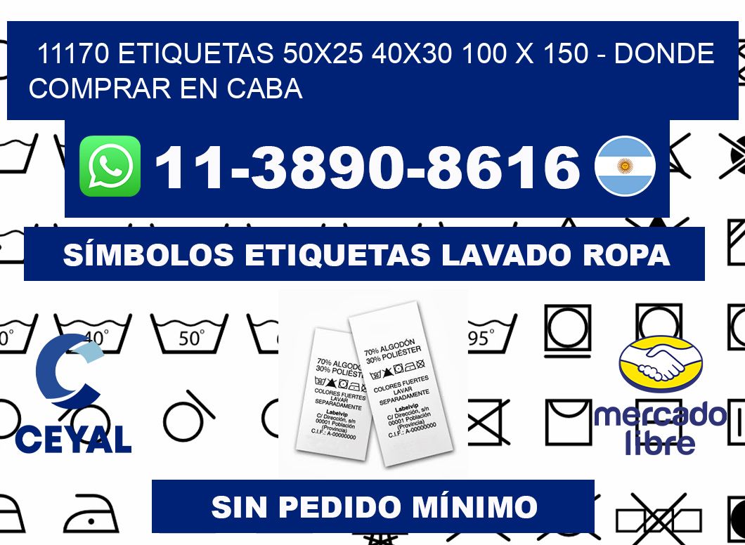 11170 etiquetas 50x25 40x30 100 x 150 - Donde Comprar en Caba