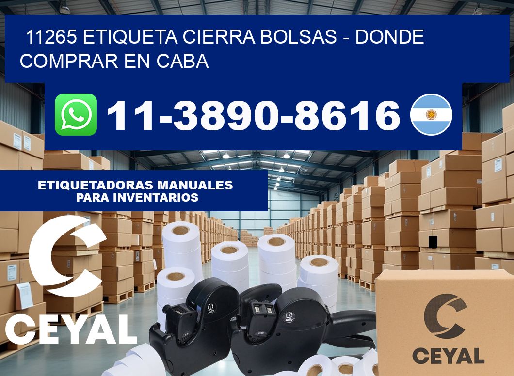11265 etiqueta Cierra Bolsas – Donde Comprar en Caba