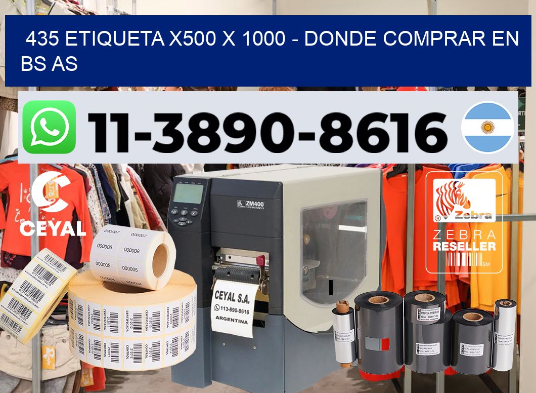 435 etiqueta x500 x 1000 – Donde Comprar en bs as