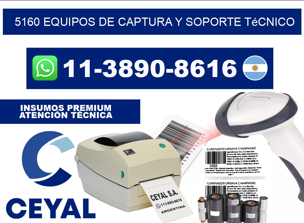 5160 Equipos de Captura y Soporte Técnico