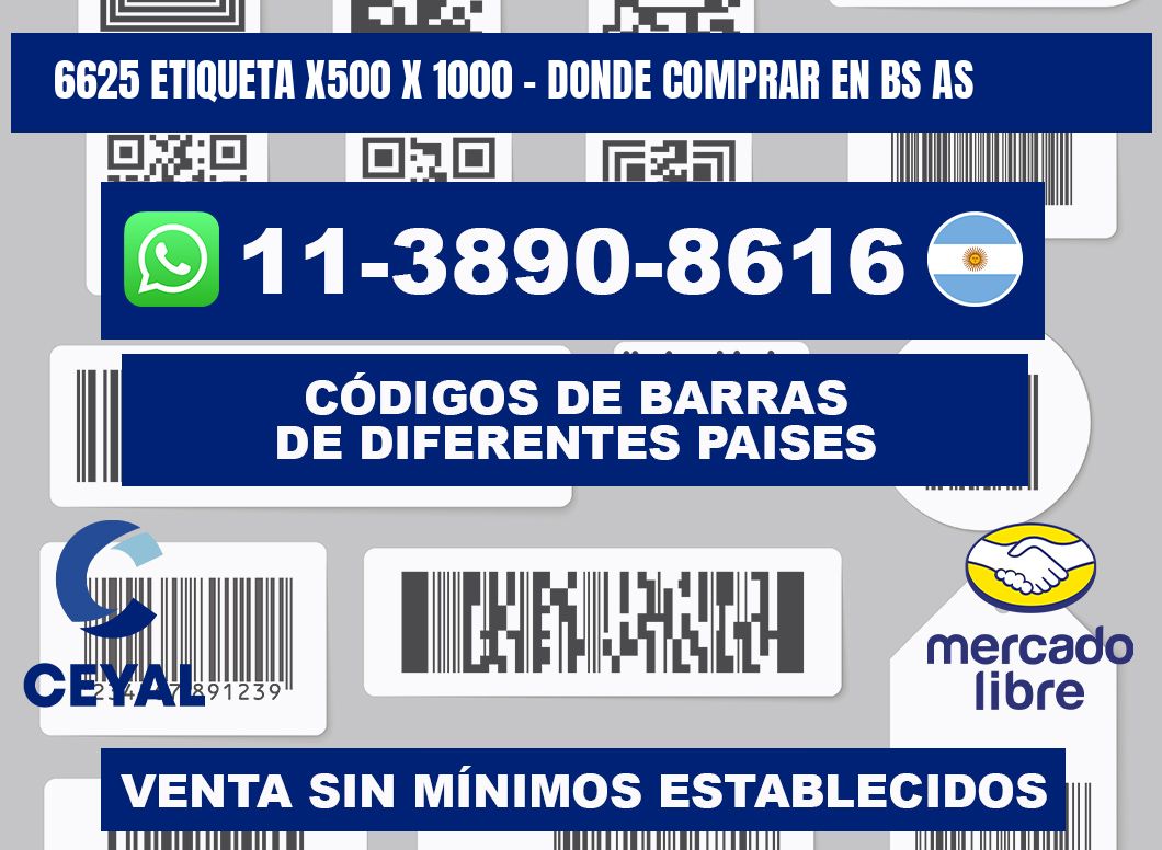 6625 etiqueta x500 x 1000 - Donde Comprar en bs as