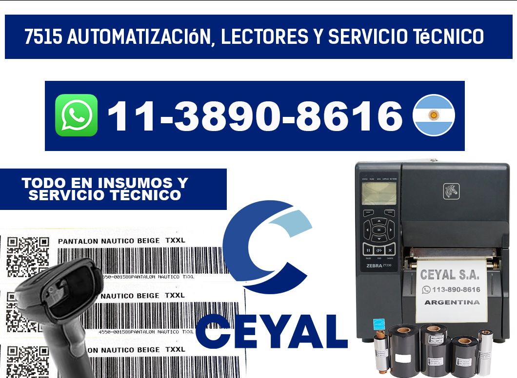 7515 Automatización, Lectores y Servicio Técnico