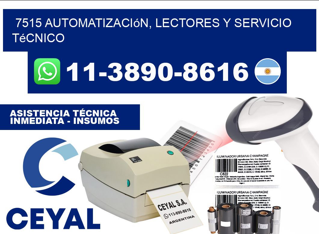 7515 Automatización, Lectores y Servicio Técnico