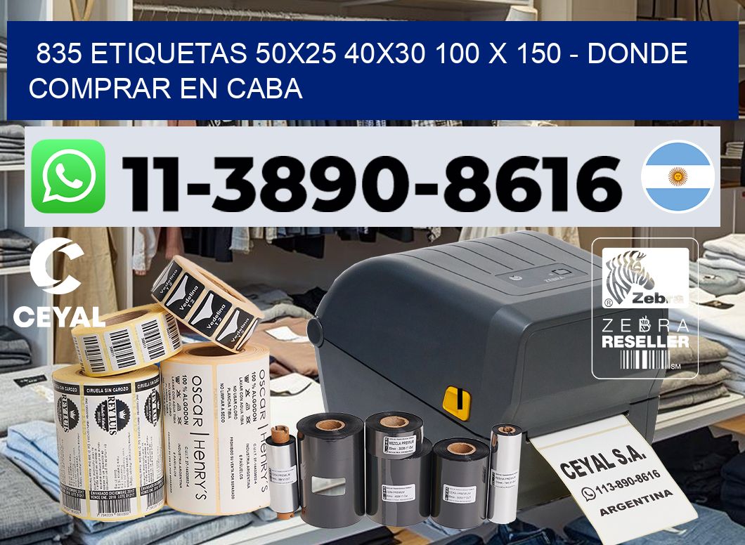 835 etiquetas 50×25 40×30 100 x 150 – Donde Comprar en Caba