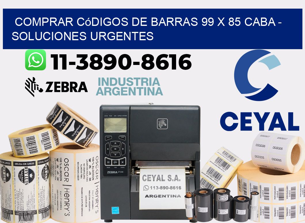 Comprar códigos de barras 99 x 85 CABA - soluciones urgentes