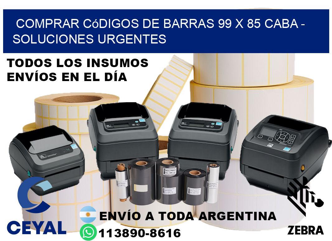 Comprar códigos de barras 99 x 85 CABA - soluciones urgentes