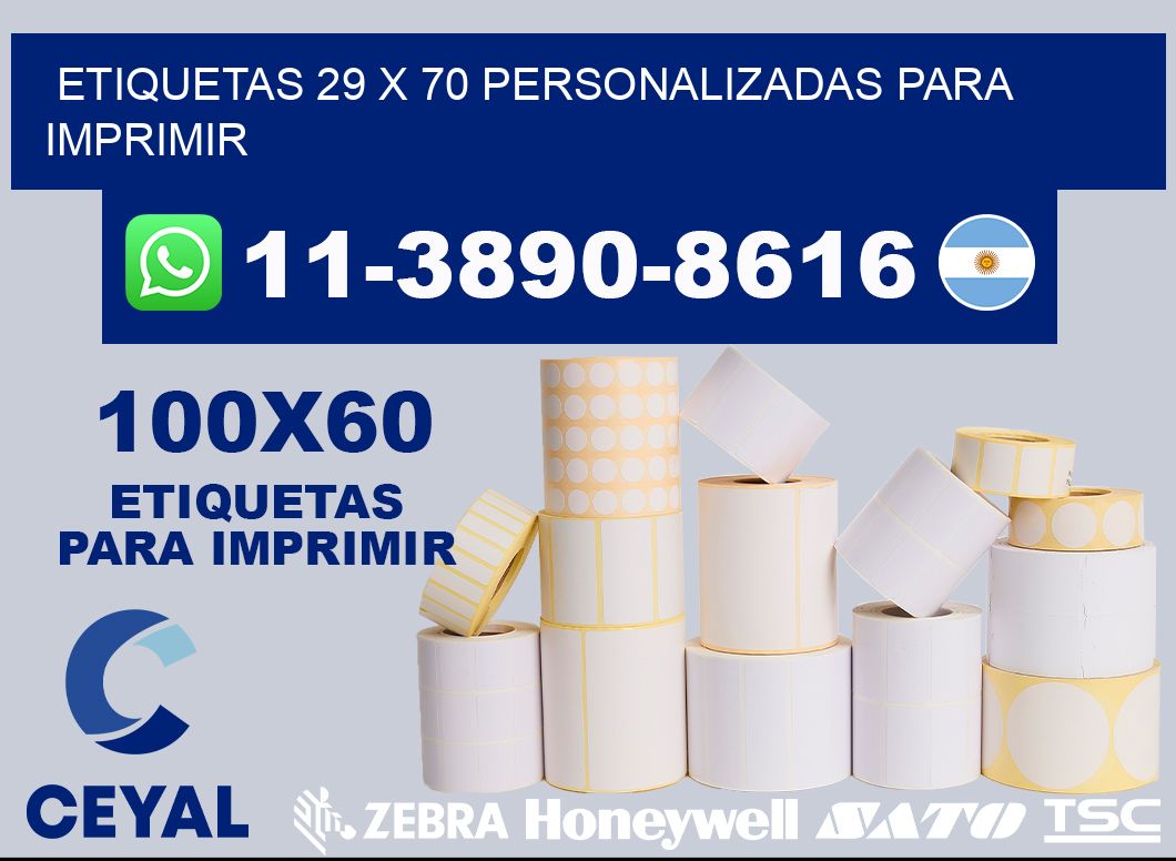 etiquetas 29 x 70 personalizadas para imprimir