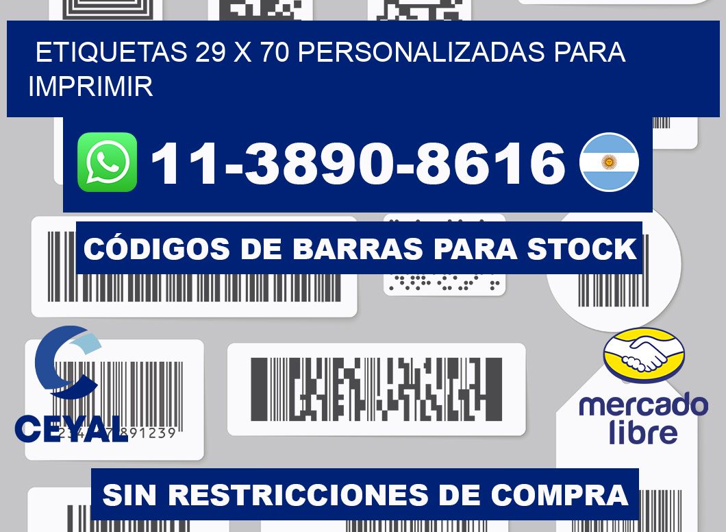 etiquetas 29 x 70 personalizadas para imprimir