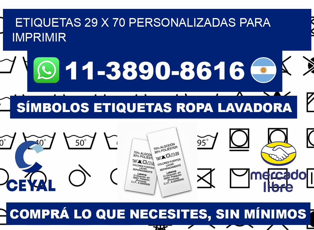 etiquetas 29 x 70 personalizadas para imprimir
