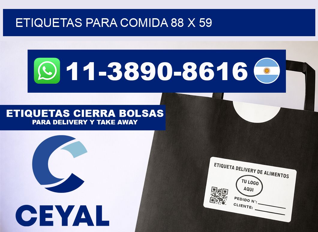 etiquetas para comida 88 x 59