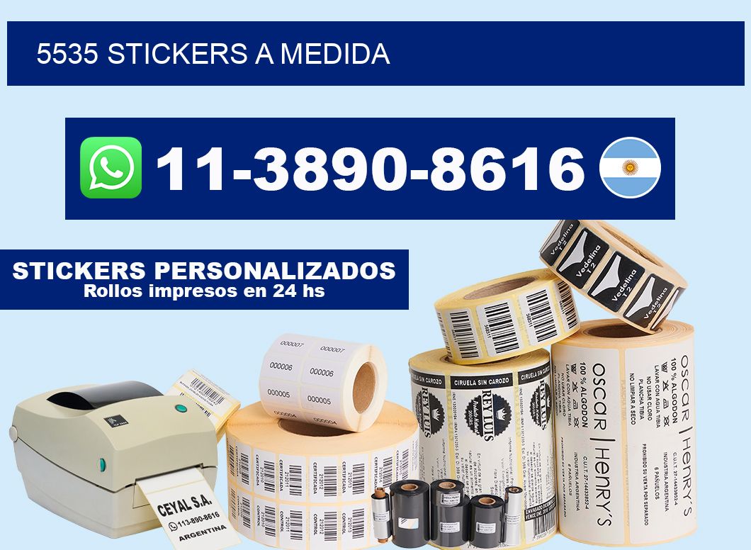 5535 stickers a medida