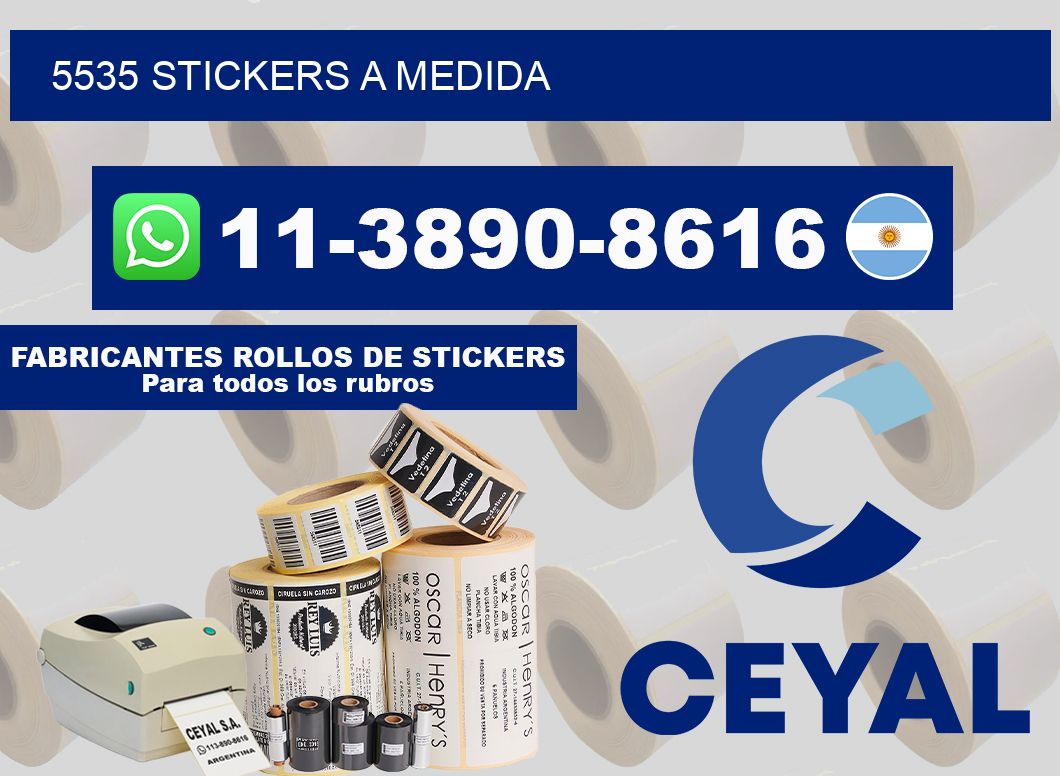 5535 stickers a medida