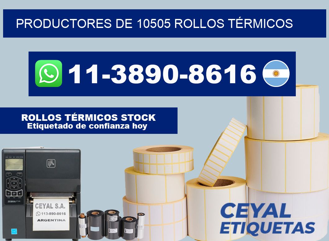 PRODUCTORES DE 10505 ROLLOS TÉRMICOS